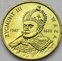 2 zł złote 1998 Zygmunt III Waza