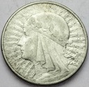 10 zł złotych 1932 Głowa kobiety Polonia SREBRO