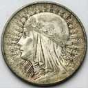 5 zł złotych 1933 Głowa kobiety Polonia SREBRO