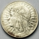 10 zł złotych 1933 Głowa kobiety Polonia SREBRO