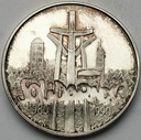 100000 zł złotych 1990 Solidarność TYP A SREBRO