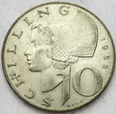Austria 10 szylingów 1958