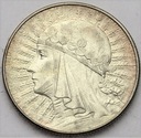 5 zł złotych 1934 Głowa kobiety Polonia SREBRO