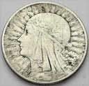 10 zł złotych 1932 Głowa kobiety Polonia SREBRO