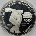 USA 1 Dolar 1983 Olimpiada Los Angeles SREBRO