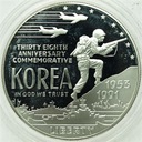 USA 1 Dolar 1991 Korea SREBRO