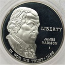 USA 1 Dolar 1993 James Madison SREBRO