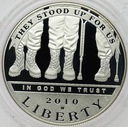 USA 1 Dolar 2010 Amerykańscy Weterani SREBRO