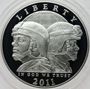 USA 1 Dolar 2011 US Army SREBRO
