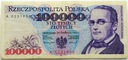 1993 100000 zł złotych Moniuszko seria A