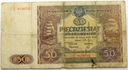 1946 50 zł pięćdziesiąt złotych, seria K