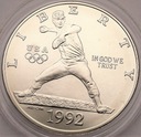 USA 1 Dolar 1992 Barcelona Olimpiada SREBRO