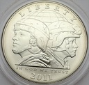USA 1 Dolar 2011 US Army SREBRO
