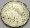 10 zł złotych 1932 Głowa kobiety Polonia SREBRO