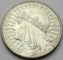 10 zł złotych 1932 Głowa kobiety Polonia SREBRO
