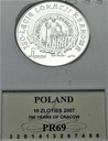 10 zł złotych 2007 Lokacja Krakowa