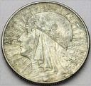 5 zł złotych 1933 Głowa kobiety Polonia SREBRO