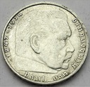 Niemcy 2 marki 1937 Hindenburg SREBRO