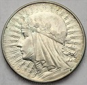5 zł złotych 1933 Głowa kobiety Polonia SREBRO