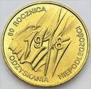 2 zł złote 1998 Niepodległość 1918