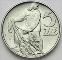 5 zł pięć złotych z Rybakiem 1974 Rybak