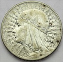5 zł złotych 1932 Głowa kobiety Polonia SREBRO