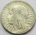 10 zł złotych 1932 Głowa kobiety Polonia SREBRO