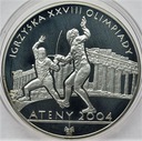 10 zł złotych 2004 Ateny Szermierka