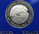 500 złotych 1988 MŚ w Piłce Nożnej Włochy Stadion