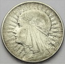 5 zł złotych 1932 Głowa kobiety Polonia SREBRO