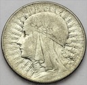 5 zł złotych 1933 Głowa kobiety Polonia SREBRO