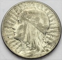 5 zł złotych 1934 Głowa kobiety Polonia SREBRO