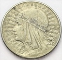 10 zł złotych 1932 Głowa kobiety Polonia SREBRO