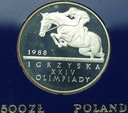 500 zł złotych 1987 Igrzyska Olimpiady SEUL