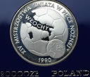 20000 zł złotych 1989 Włochy Świat Globus