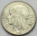 5 zł złotych 1934 Głowa kobiety Polonia SREBRO