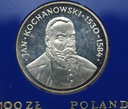 100 zł złotych 1980 Jan Kochanowski SREBRO