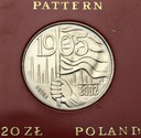 PRÓBA 20 zł złotych 1980 ŁÓDŹ 1905 MN