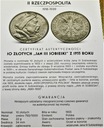 10 zł złotych 1933 Jan III Sobieski SREBRO