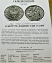 10 zł złotych 1936 Józef Piłsudski SREBRO