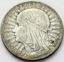 5 zł złotych 1932 Głowa kobiety Polonia SREBRO