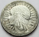 5 zł złotych 1933 Głowa kobiety Polonia SREBRO