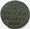 Królestwo Kongresowe 1 gr grosz 1817