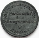 Żeton Gazowy Gazowni Wrocław 1921