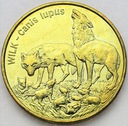 2 zł złote 1999 Wilk Wilki