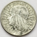 5 zł złotych 1934 Głowa kobiety Polonia SREBRO