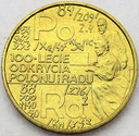 2 zł złote 1998 Skłodowska Polon i rad