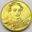 2 zł złote 1999 Juliusz Słowacki