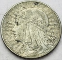 5 zł złotych 1933 Głowa kobiety Polonia SREBRO