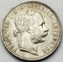 Austro-Węgry 1 floren 1879 Franciszek Józef SREBRO